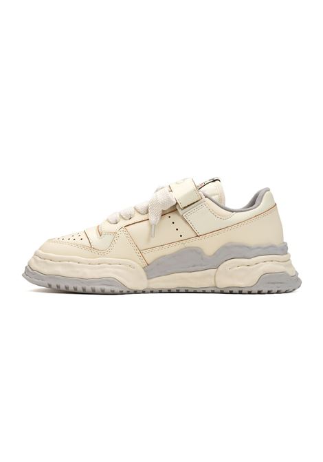 sneakers keith uomo nere e bianche in pelle MAISON MIHARA YASUHIRO | A13FW702WHITE